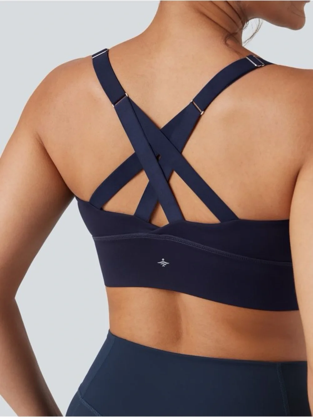 Halara SpeedWave™ Medium Support Push Up Zipper Adjustable Sports Bra large